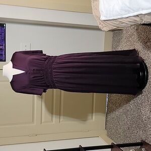 Cold Water Creek short sleeve maxi dress